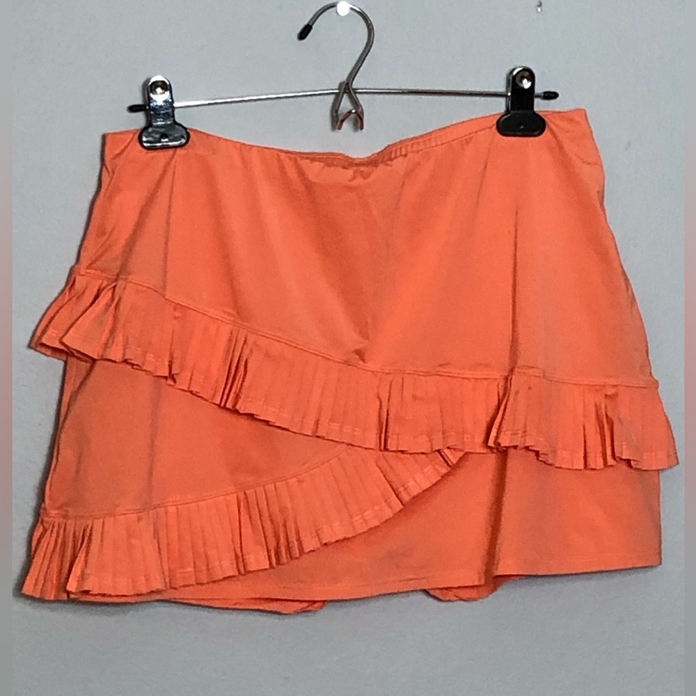 TAIL Orange Tiered Athletic Skort